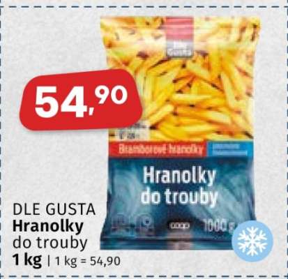 DLE GUSTA HRANOLKY DO TROUBY