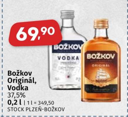 BOŽKOV ORIGINÁL, VODKA