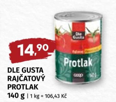 DLE GUSTA RAJČATOVÝ PROTLAK