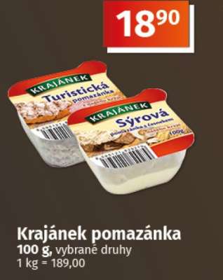 Krajánek pomazánka