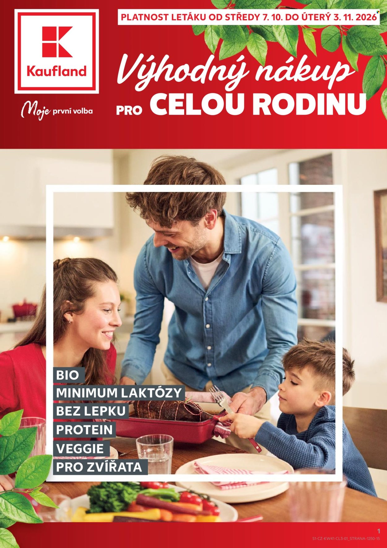 Leták Kaufland - 7.10.2026 - 3.11.2026. Strana 1