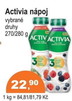 Activia nápoj