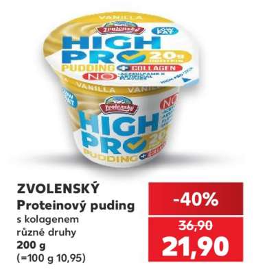 ZVOLENSKÝ Proteinový puding