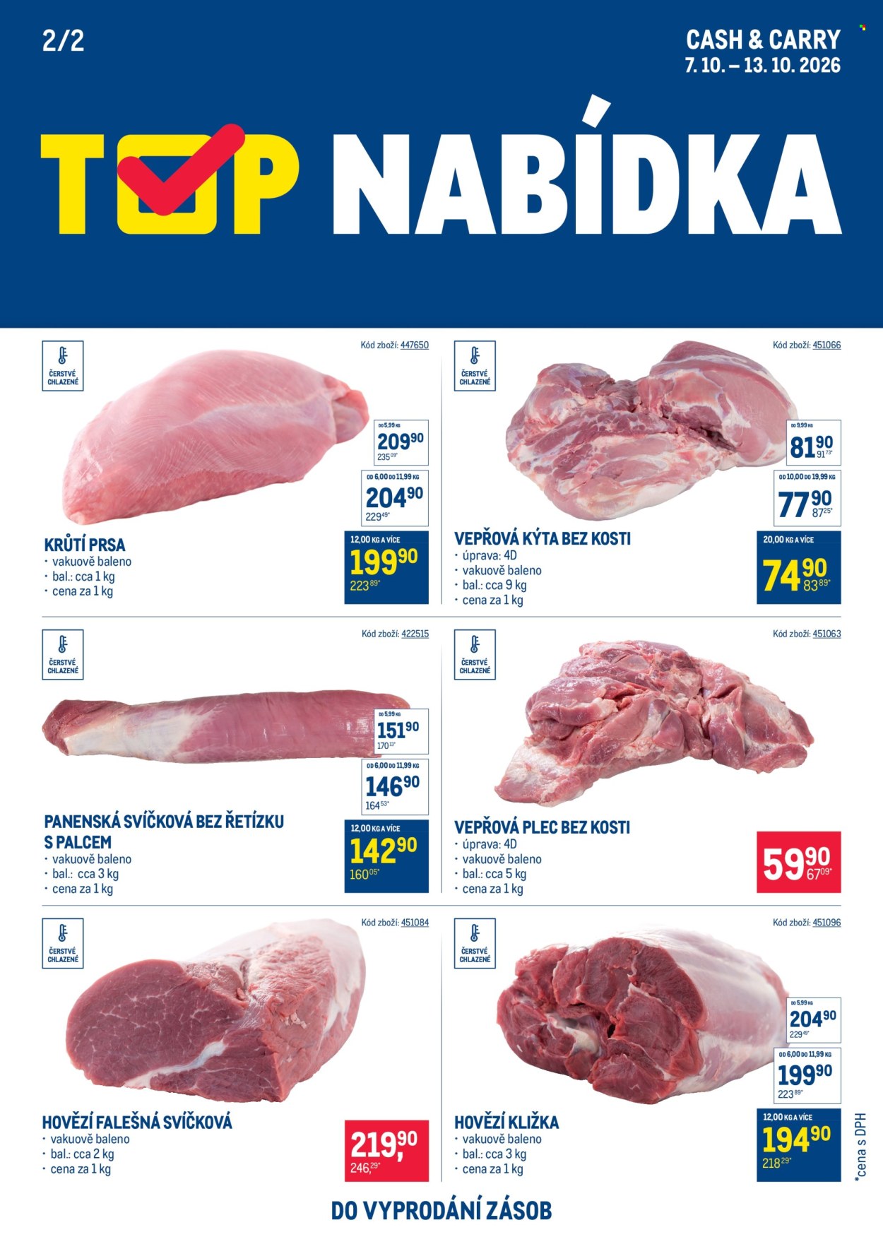 Leták MAKRO - 7.10.2026 - 13.10.2026. Strana 2