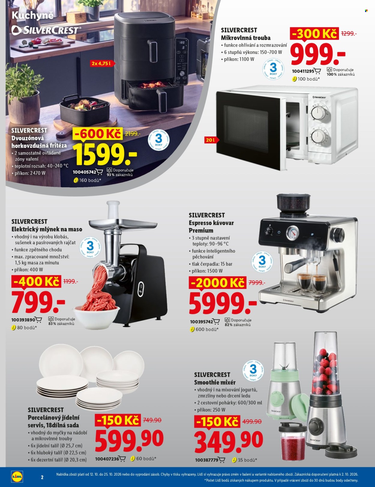 Leták Lidl - 12.10.2026 - 25.10.2026. Strana 2