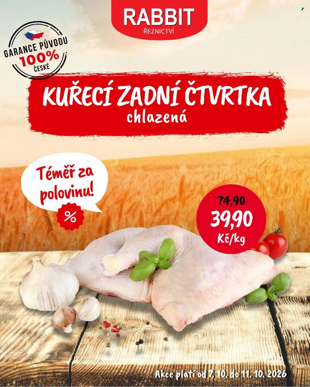 RABBIT ŘEZNICTVÍ leták • Od středy 7.10.2026