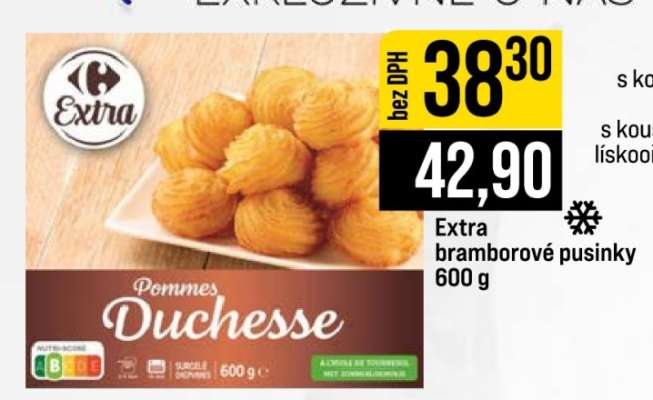 Extra bramborové pusinky