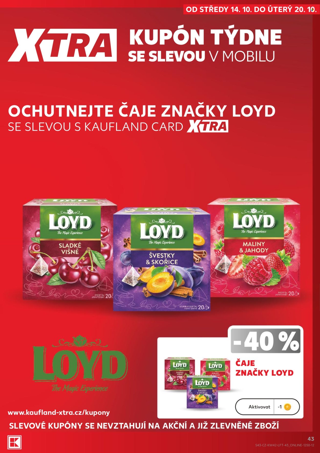 Leták Kaufland - 14.10.2026 - 20.10.2026. Strana 43