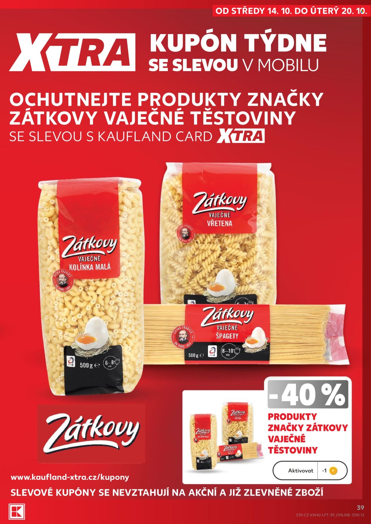 Leták Kaufland - 14.10.2026 - 20.10.2026. Strana 39