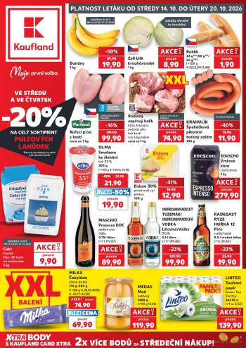 Leták Kaufland - 14.10.2026 - 20.10.2026.