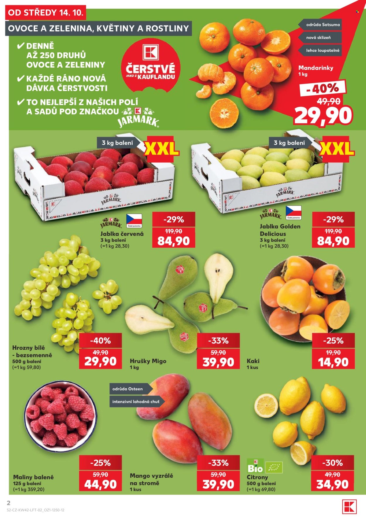Leták Kaufland - 14.10.2026 - 20.10.2026. Strana 2