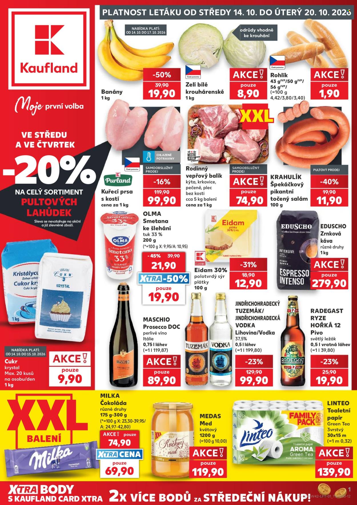 Leták Kaufland - 14.10.2026 - 20.10.2026. Strana 1