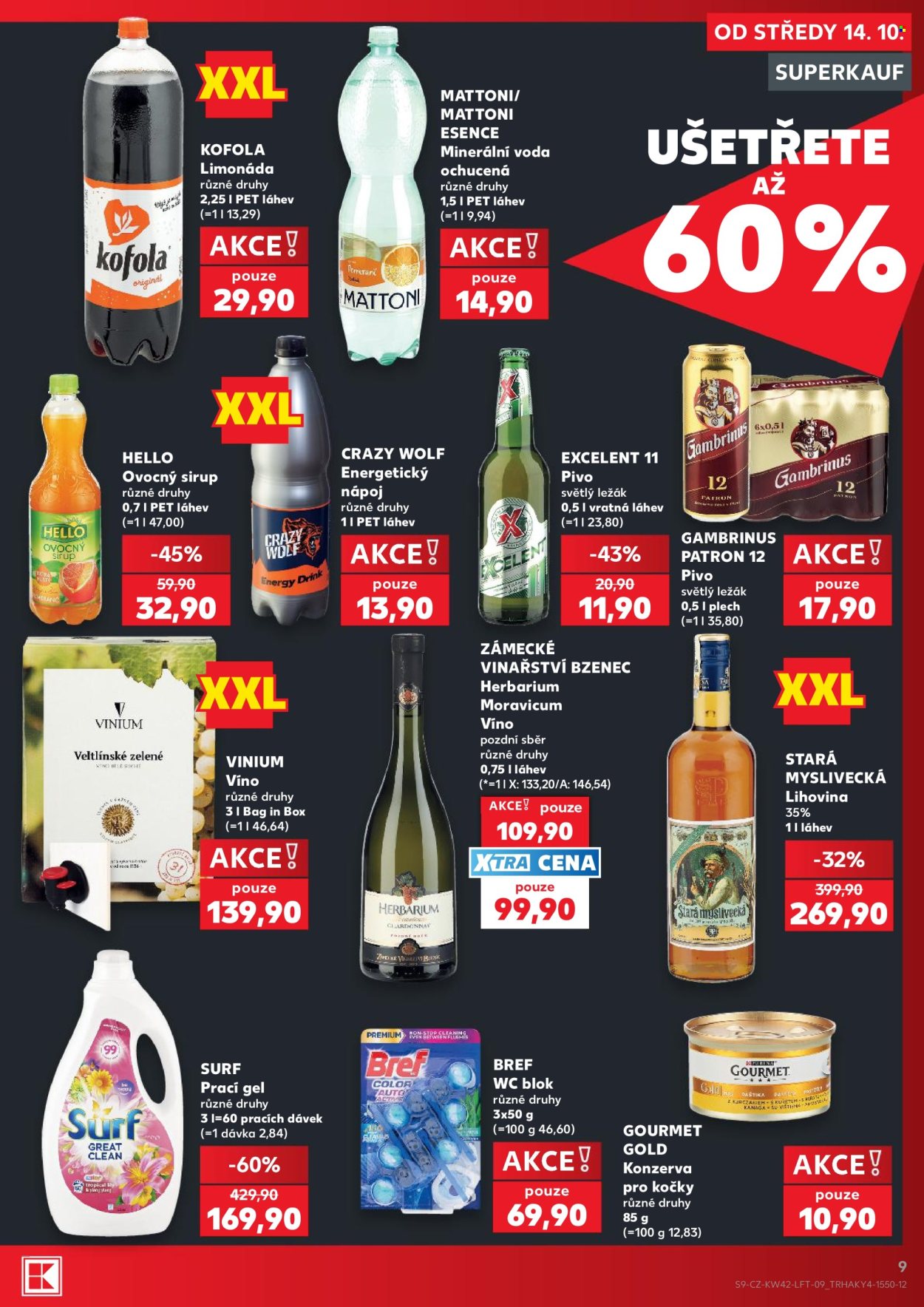 Leták Kaufland - 14.10.2026 - 20.10.2026. Strana 9