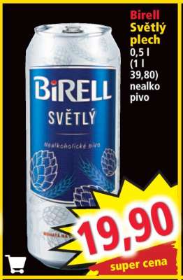 BIRELL SVĚTLÝ plech