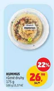 HUMMUS různé druhy