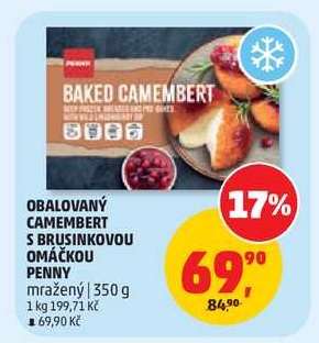 Obalovaný Camembert s brusinkovou omáčkou PENNY