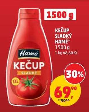 Kečup sladký Hamé