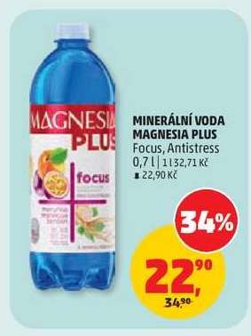 MINERÁLNÍ VODA MAGNESIA PLUS*