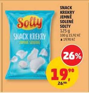 SNACK KREKRY JEMNĚ SOLENÉ SOLTY