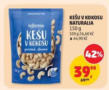 KEŠU V KOKOSU NATURALIA