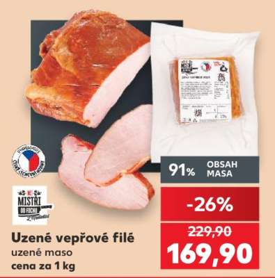 Uzené vepřové filé