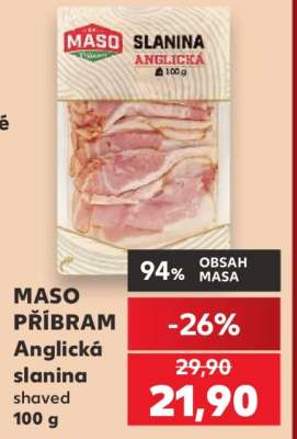 MASO PŘÍBRAM Anglická slanina