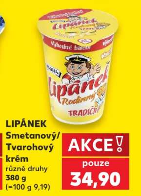 LIPÁNEK Smetanový/ Tvarohový krém