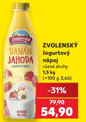 ZVOLENSKÝ Jogurtový nápoj
