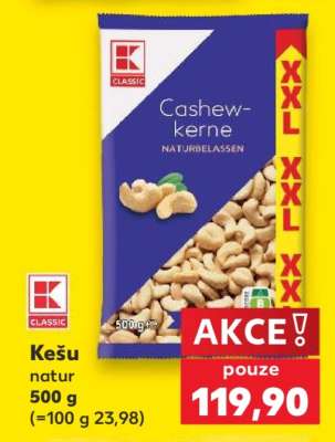Kešu natur 500 g