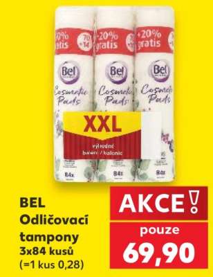 BEL Odličovací tampony 3x84 kusů