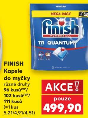 Finish kapsle do myčky,
