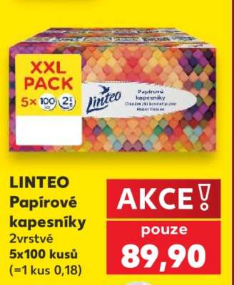 Linteo papírové kapesníky
