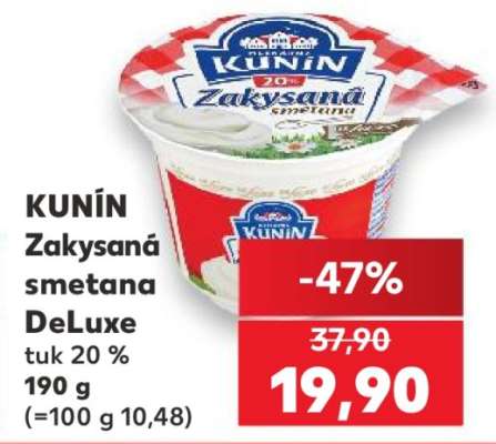 Kunín Zakysaná smetana DeLuxe