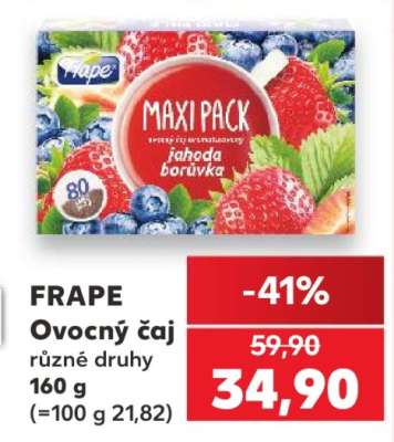 FRAPE Ovocný čaj