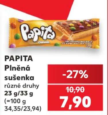 PAPITA Plněná sušenka