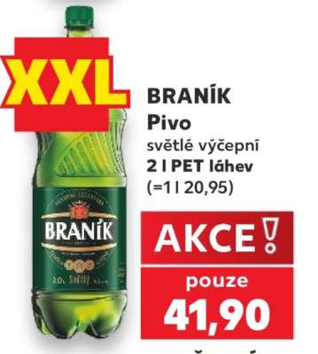 BRANIK pivo světlé výčepní