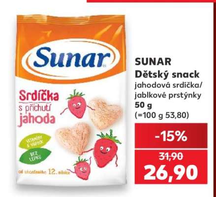 SUNAR DĚTSKÝ SNACK