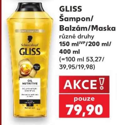 GLISS Šampon/balzám/maska