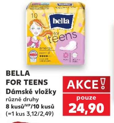 BELLA FOR TEENS Dámské vložky