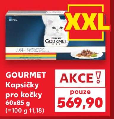 GOURMET Kapsičky pro kočky 60x85 g
