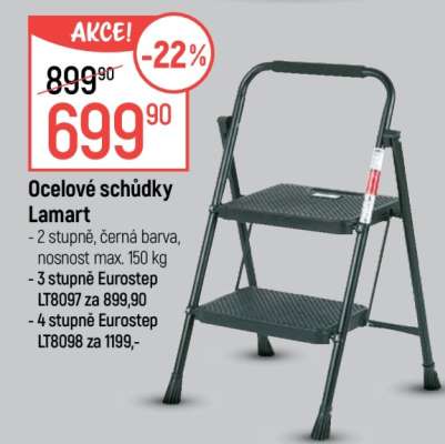 Ocelové schůdky Lamart