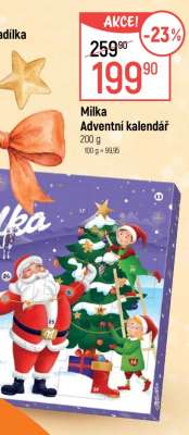 Milka Adventní kalendář