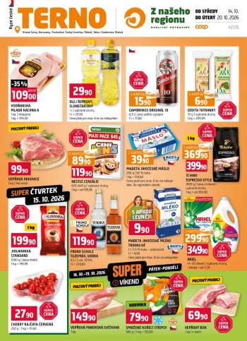 Leták coop TERNO - 14.10.2026 - 20.10.2026.