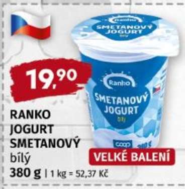 RANKO Jogurt smetanový bílý