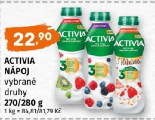 Activia nápoj