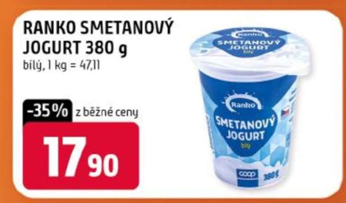 Ranko Smetanový jogurt 380 g