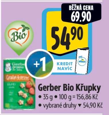 Gerber Bio Křupky