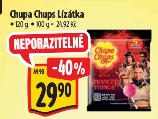 CHUPA CHUPS LÍZÁTKA