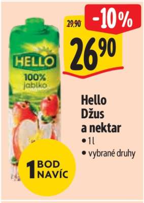 Hello džus a nektar