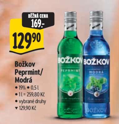 Božkov Peprmint/Modrá